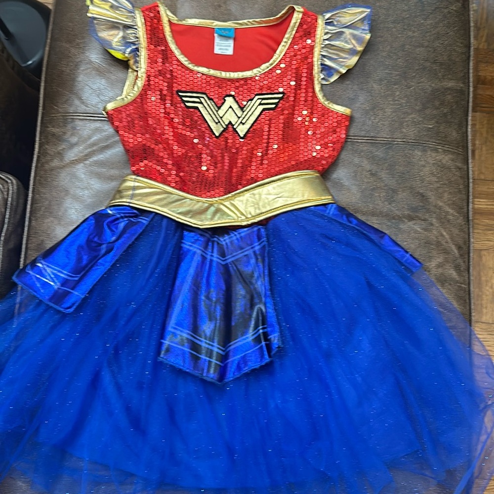 Little girls Wonder Woman costume size medium.
